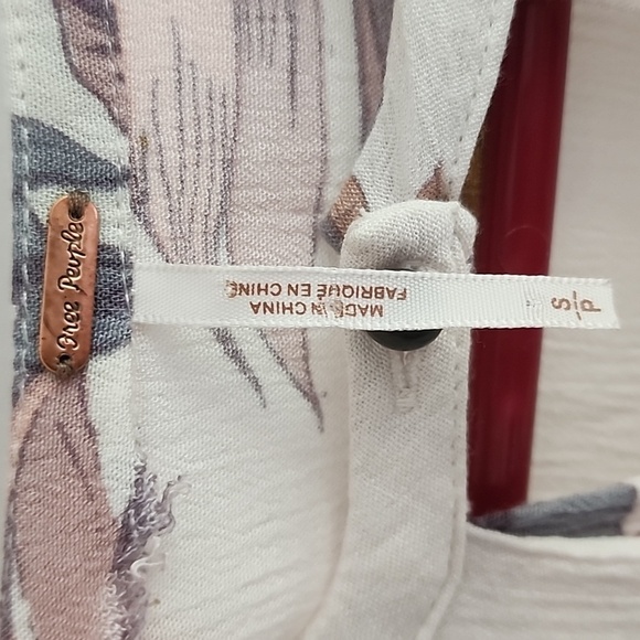 Free People Electric Orchid Print Swing Tunic Size Small - Picture 6 of 7